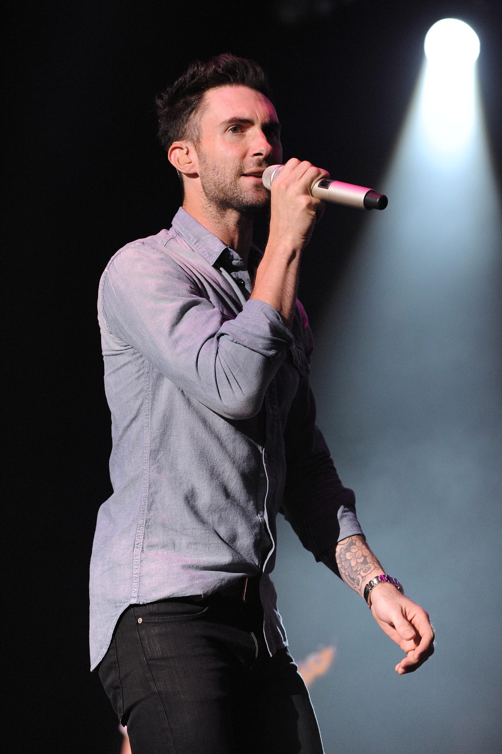 Adam Levine of Maroon 5 performs live at the 'Molson' pictures | Picture 63578